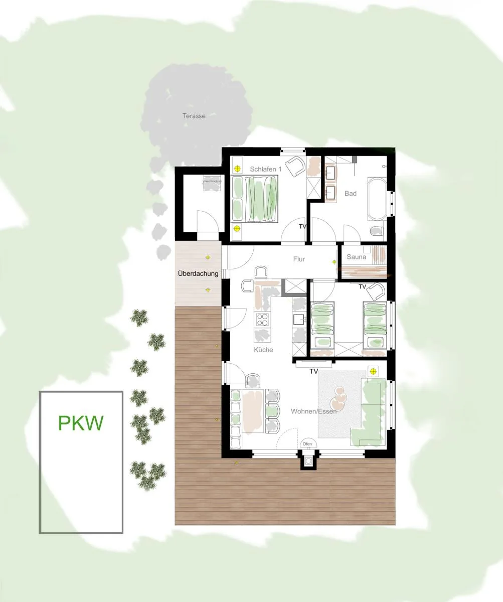 Ferienhaus Villa Hempen