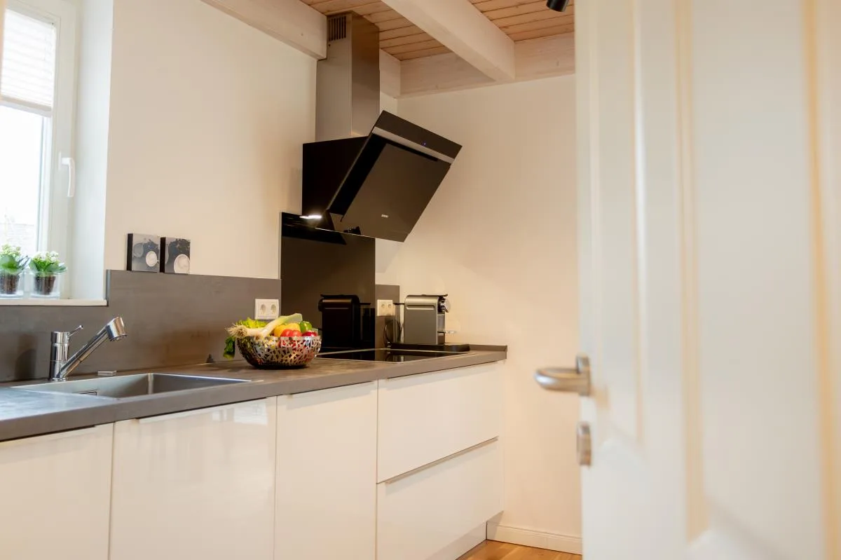 Dock 2 - tolles Ferienhaus für bis zu 6 Personen mit Kaminofen und Sauna - Haustiere herzlich willkommen