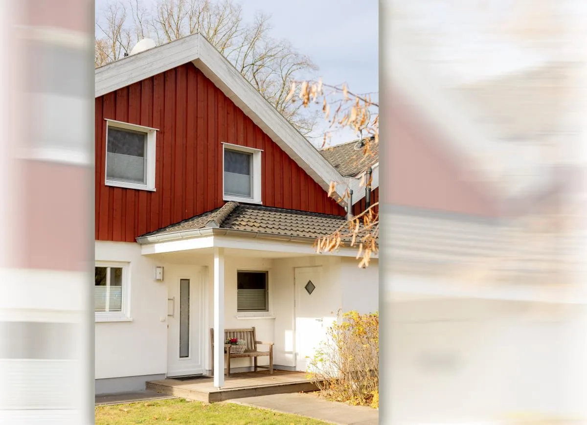 Dock 2 - tolles Ferienhaus für bis zu 6 Personen mit Kaminofen und Sauna - Haustiere herzlich willkommen