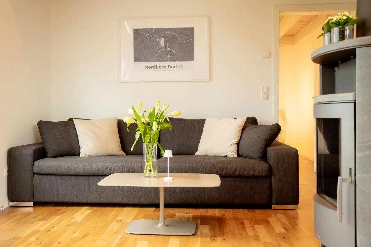 Dock 2 - tolles Ferienhaus für bis zu 6 Personen mit Kaminofen und Sauna - Haustiere herzlich willkommen