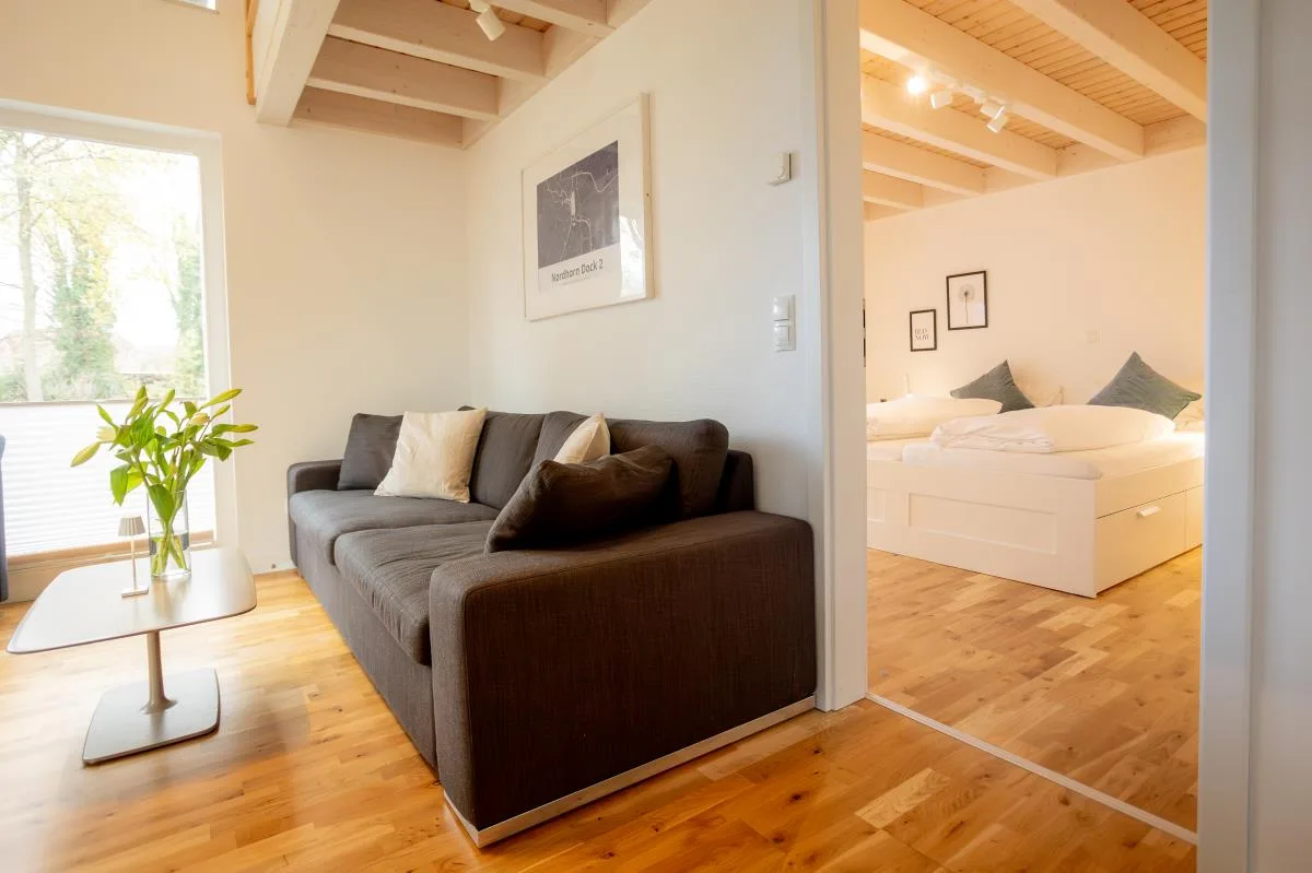 Dock 2 - tolles Ferienhaus für bis zu 6 Personen mit Kaminofen und Sauna - Haustiere herzlich willkommen