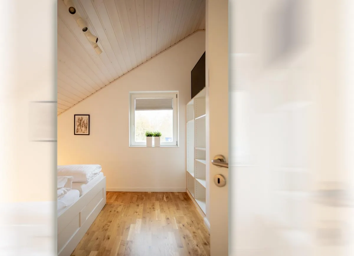 Dock 2 - tolles Ferienhaus für bis zu 6 Personen mit Kaminofen und Sauna - Haustiere herzlich willkommen