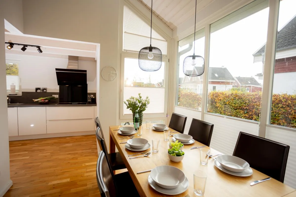 Dock 2 - tolles Ferienhaus für bis zu 6 Personen mit Kaminofen und Sauna - Haustiere herzlich willkommen
