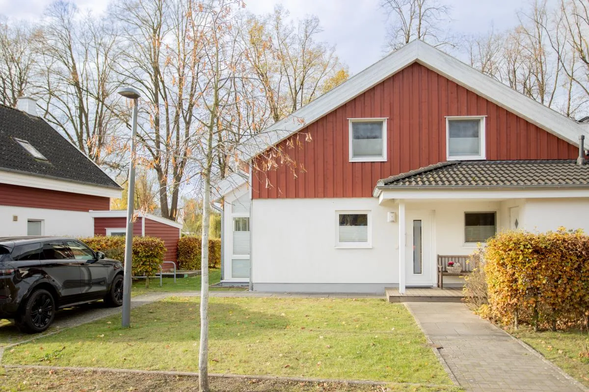 Dock 2 - tolles Ferienhaus für bis zu 6 Personen mit Kaminofen und Sauna - Haustiere herzlich willkommen
