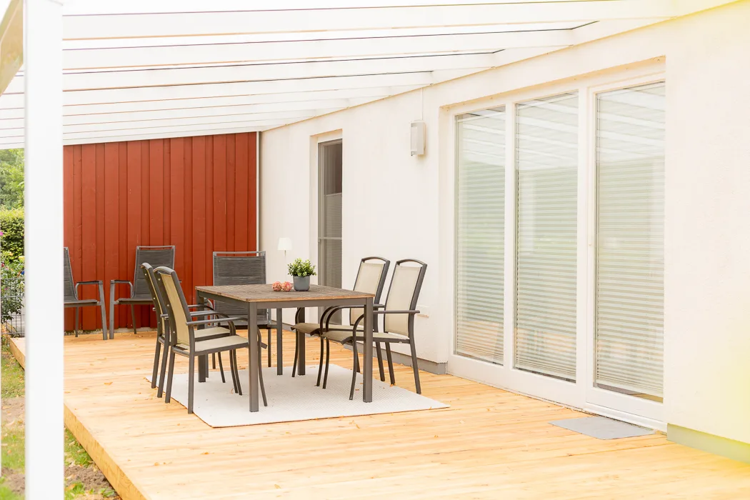 Dock 2 - tolles Ferienhaus für bis zu 6 Personen mit Kaminofen und Sauna - Haustiere herzlich willkommen