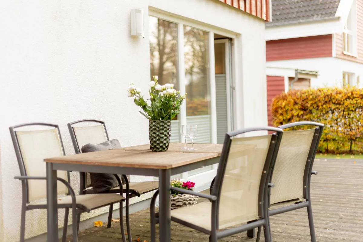 Dock 2 - tolles Ferienhaus für bis zu 6 Personen mit Kaminofen und Sauna - Haustiere herzlich willkommen
