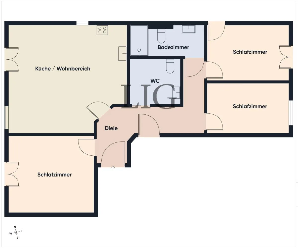 Ferienwohnung Friesengut Luv und Lee