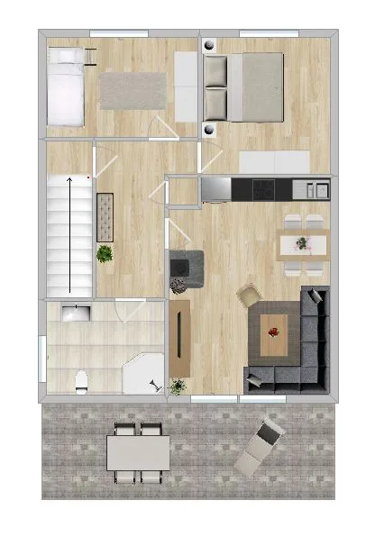 35 Ferienwohnung an der Reiterkoppel 45b EG