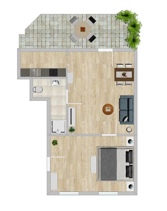 39 Weiße Villa am Schwanenteich EG rechts
