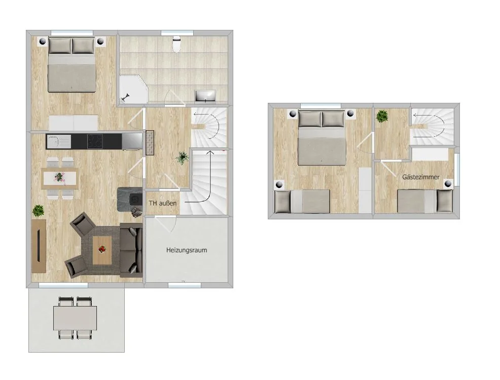 45 Ferienwohnung im Birkenweg 1d OG