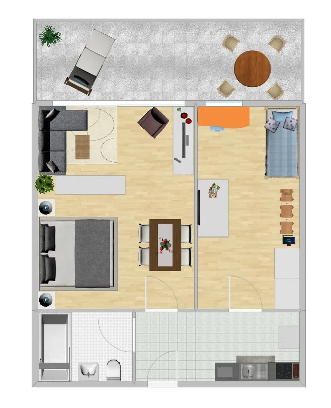 11 Ferienwohnung "Südstrandläufer" App.58-003