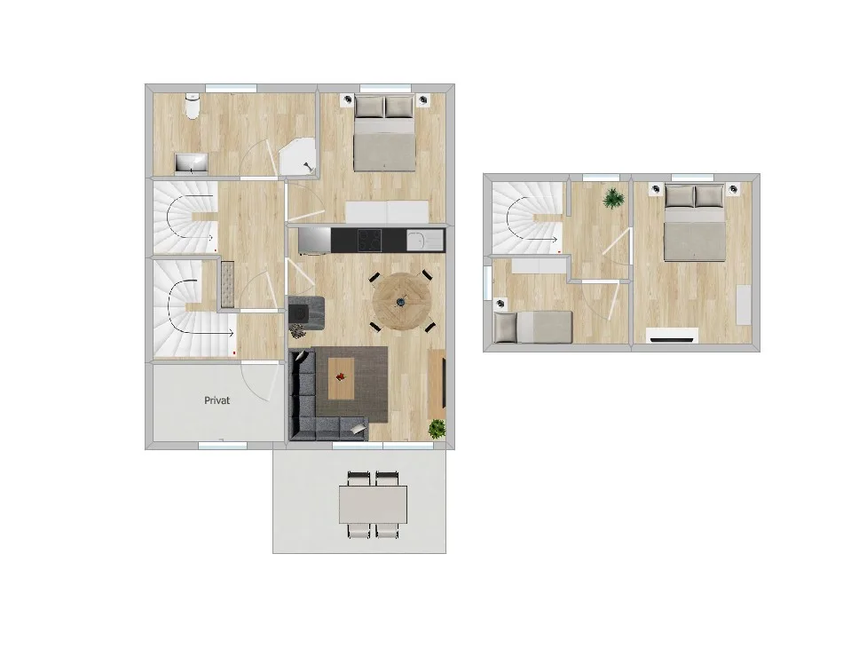 44 Ferienwohnung "Inselfreiheit 2" im Birkenweg 1c OG