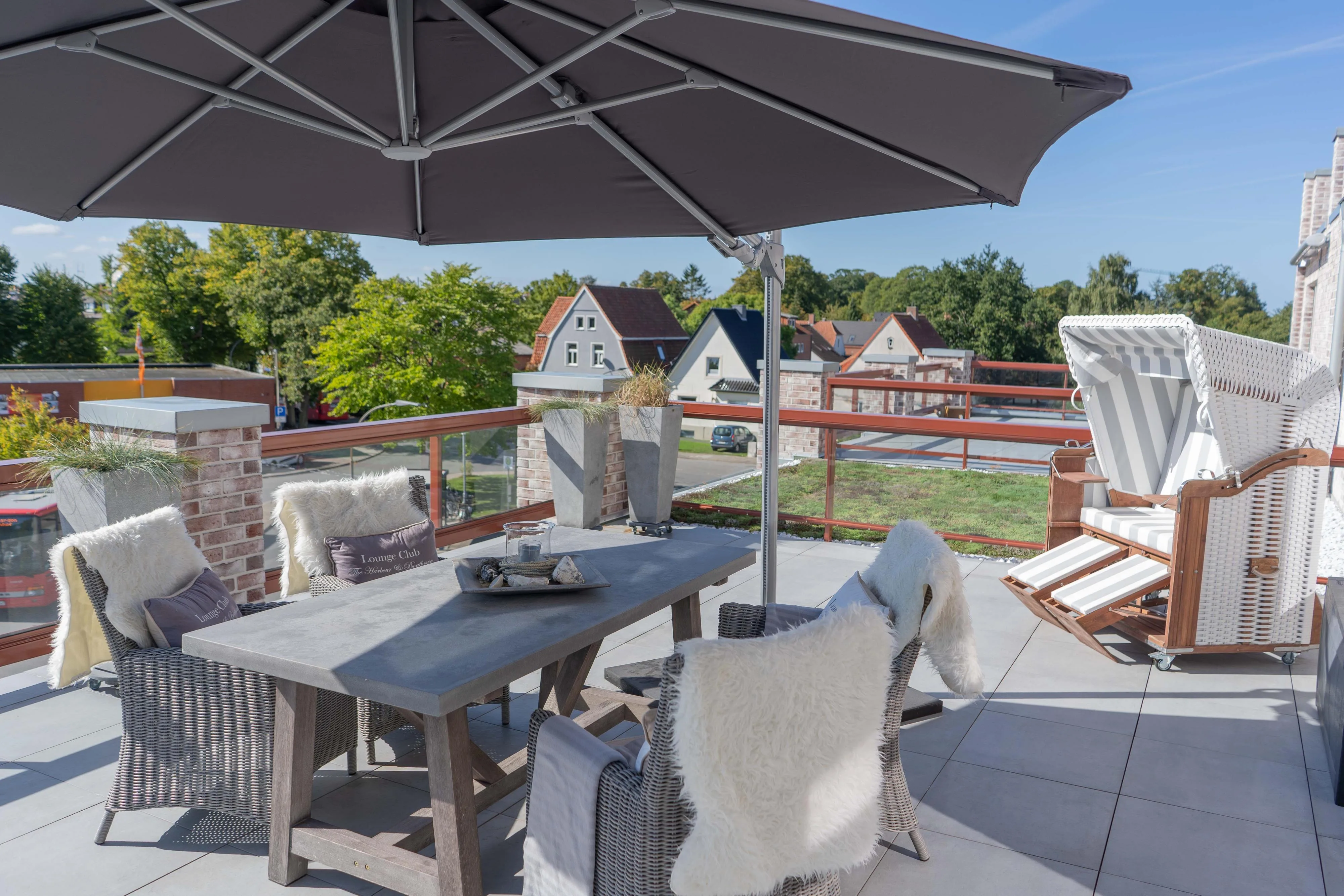 Inselblume 47 - Luxus Ferienwohnung in Burg, mit Dachterrasse
