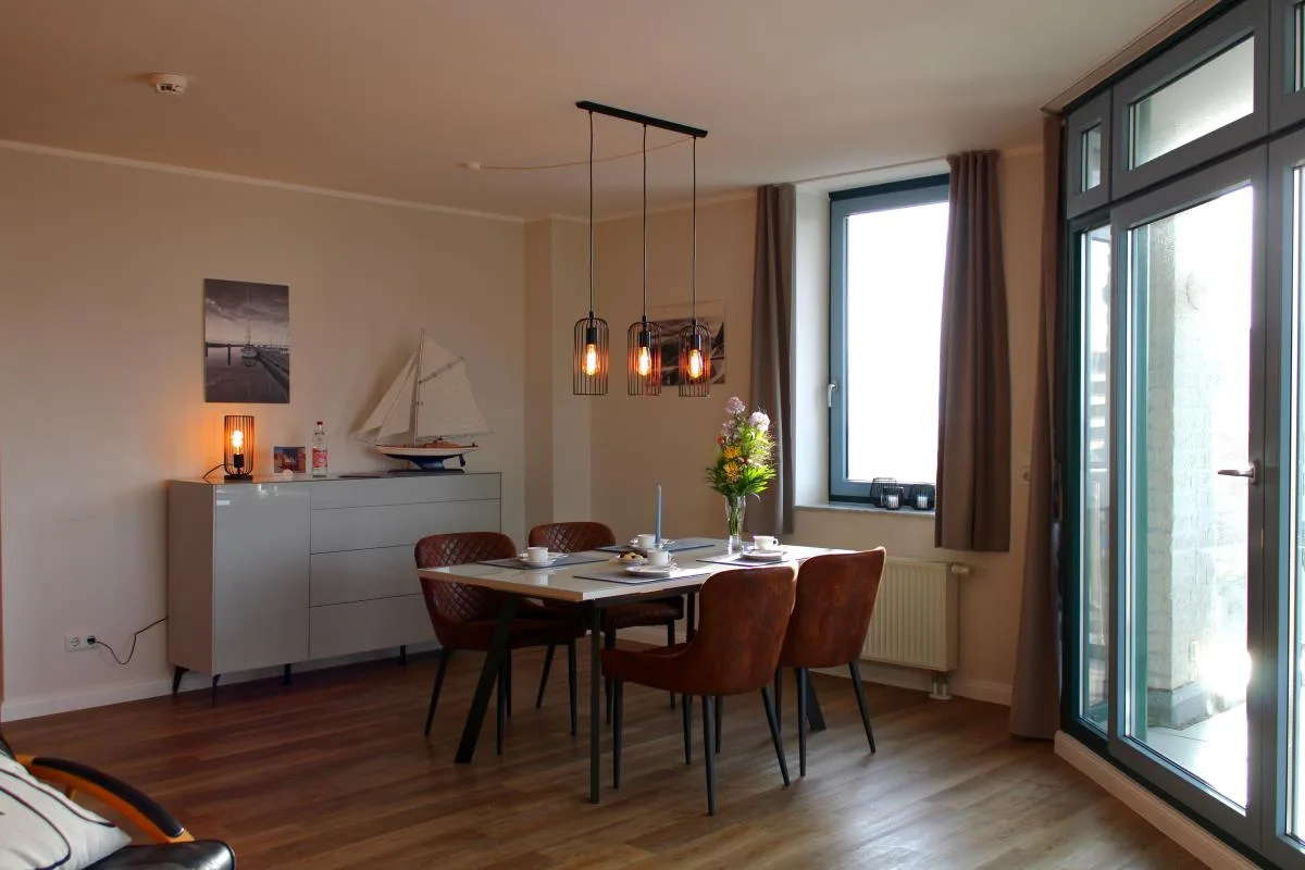Inselblume 55 - Ferienwohnung in der Strandburg mit Hund