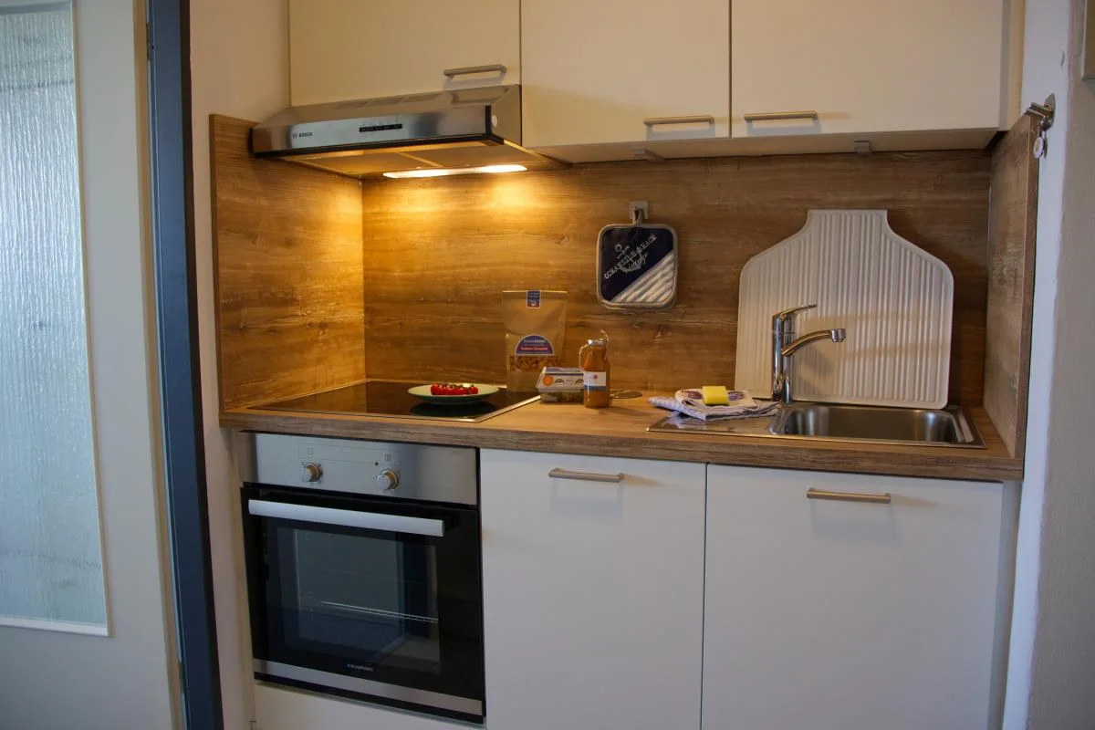 Inselblume 65 - Ferienwohnung am Meer, Blick zum Yachthafen