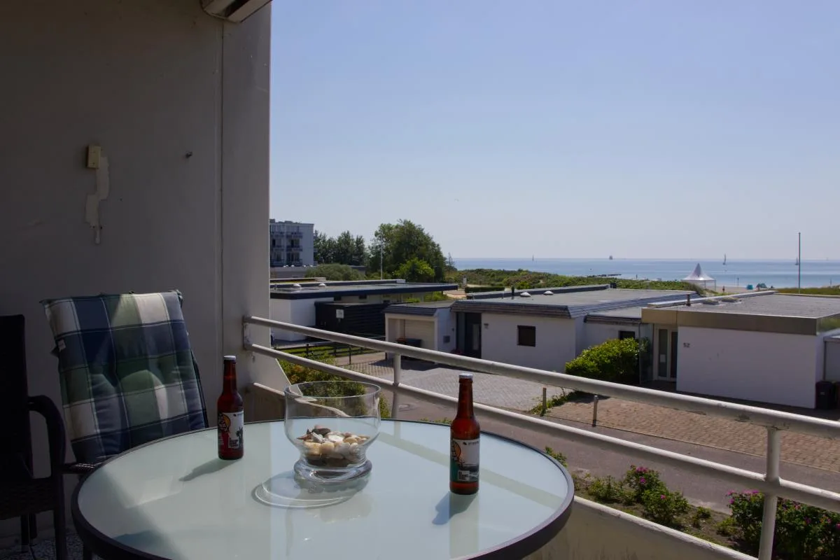 Inselblume 75 - Gemütliche Ferienwohnung mit Balkon und Meerblick