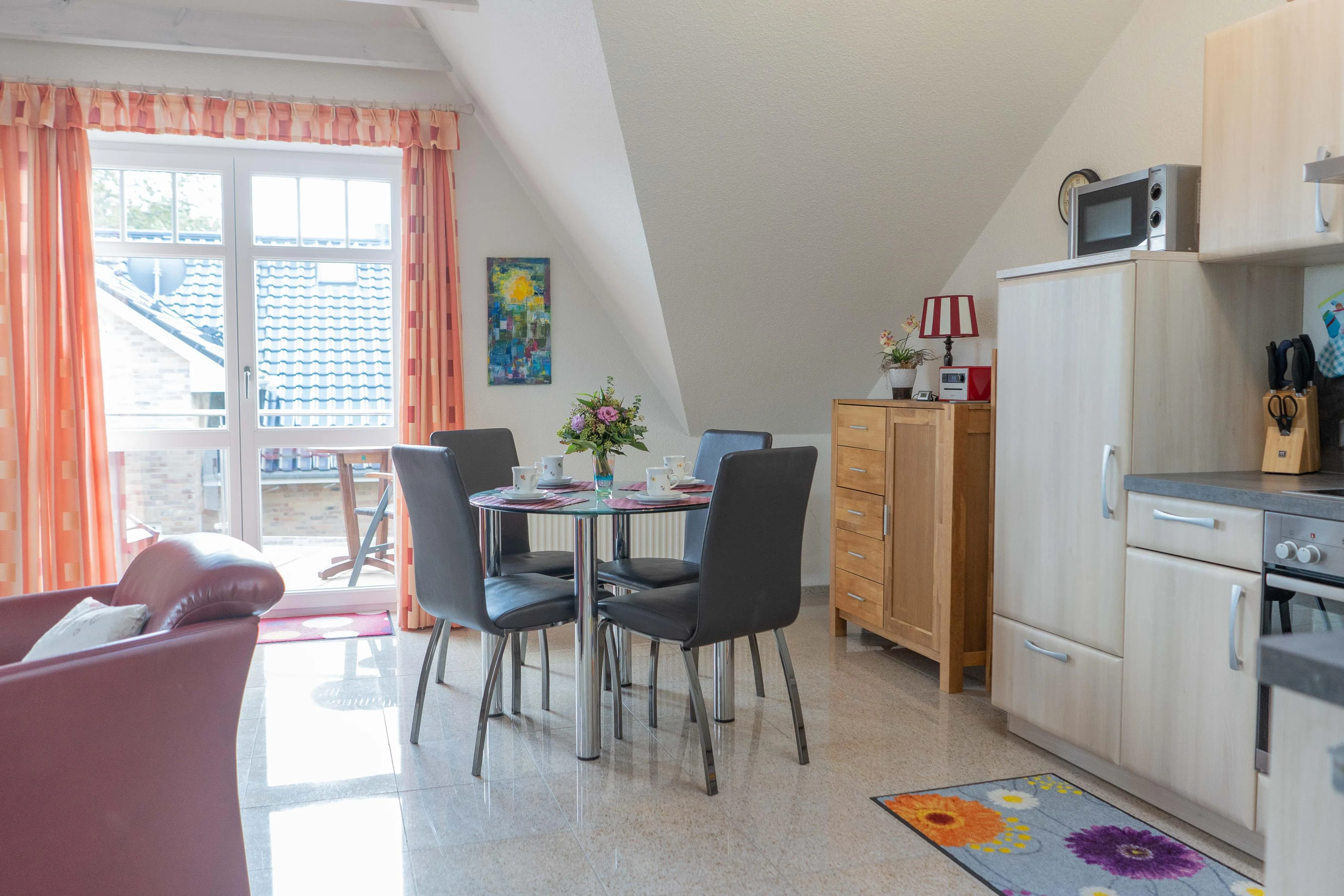 Inselblume 61 - Ferienwohnung mit Balkon in Neue Tiefe