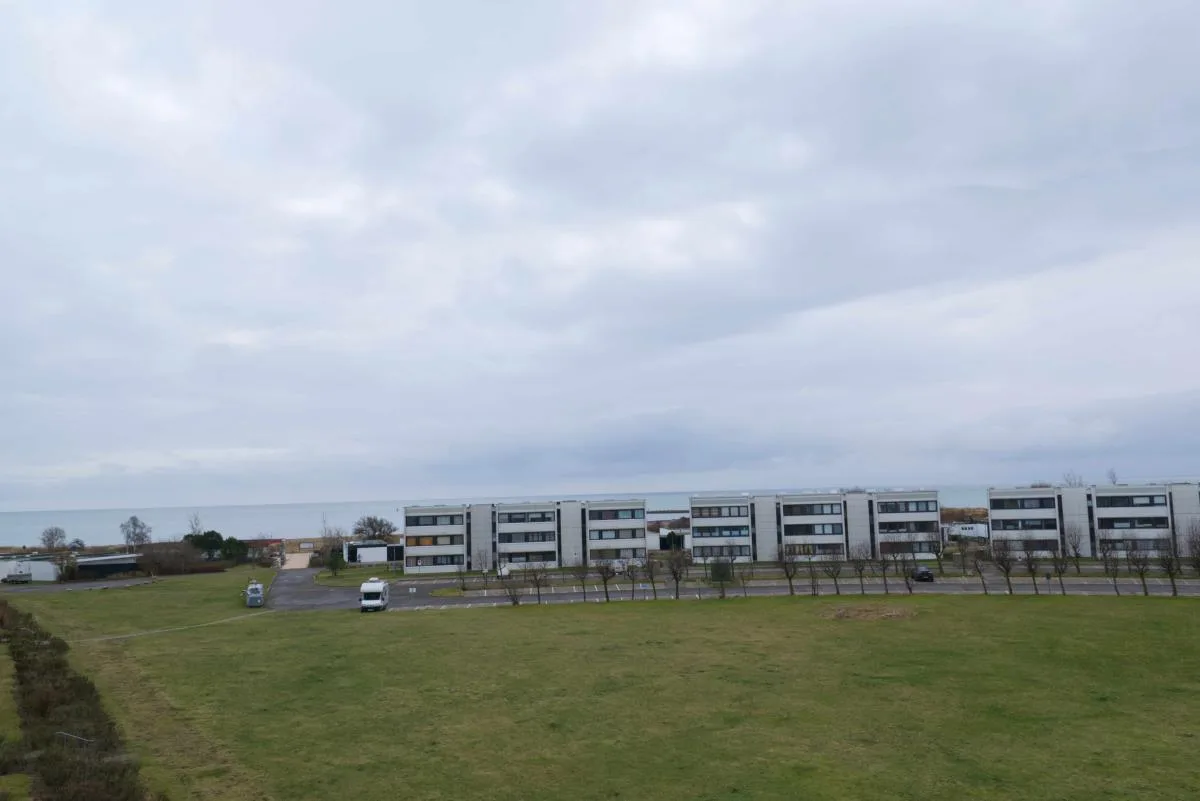 Inselblume 80 - Gemütliche Ferienwohnung, Blick auf die Fehmarnsundbrücke