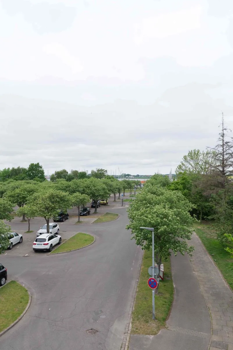 Inselblume 02 - Maritime Ferienwohnung, Blick zum Yachthafen