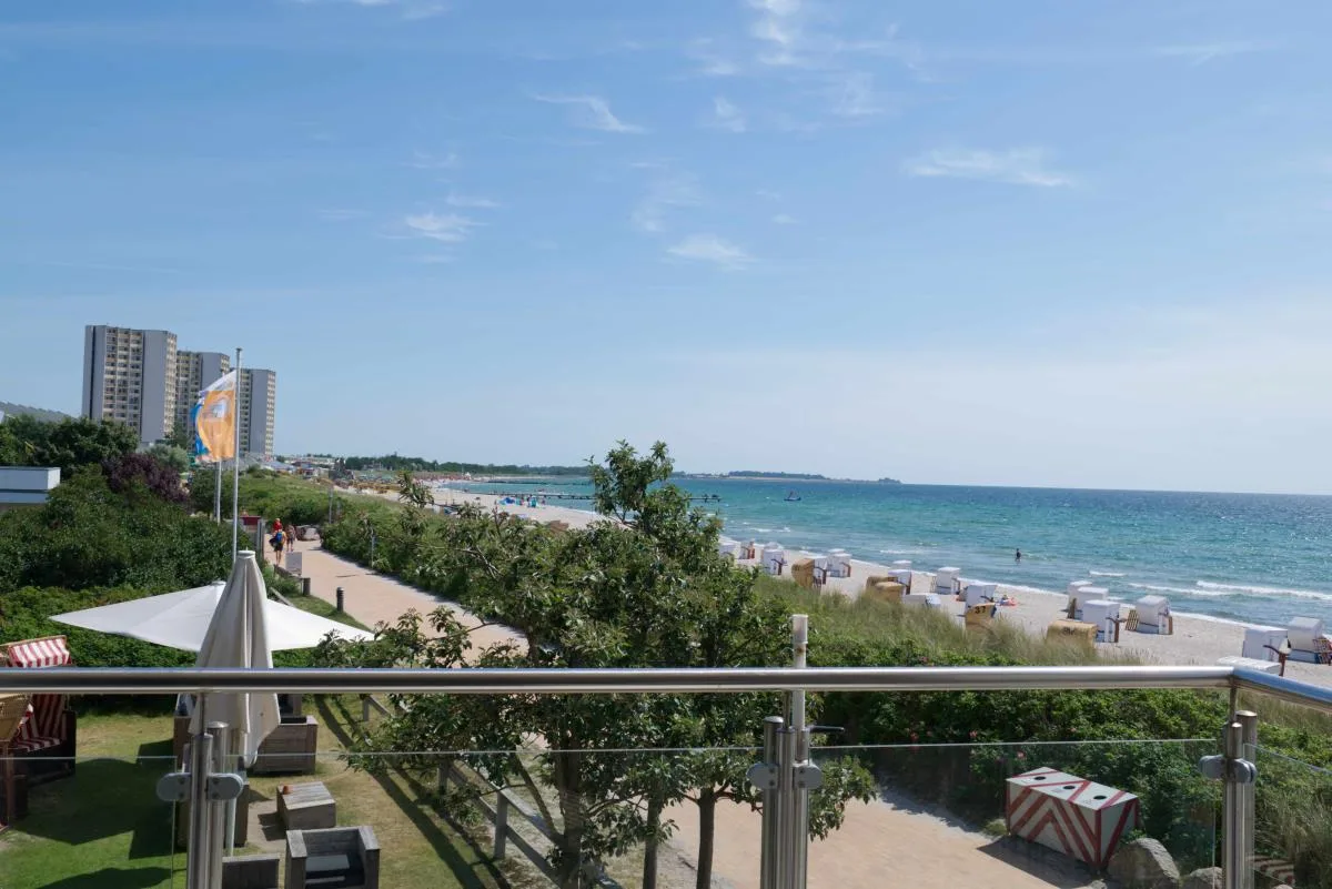 Inselblume 01 - Ferienwohnung mit Meerblick und Balkon am Südstrand