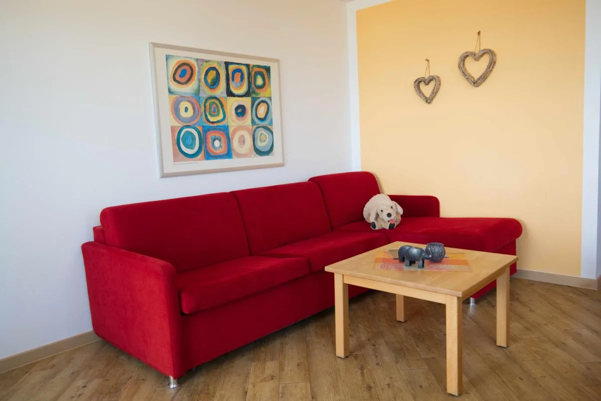 Inselblume 01 - Ferienwohnung mit Meerblick und Balkon am Südstrand
