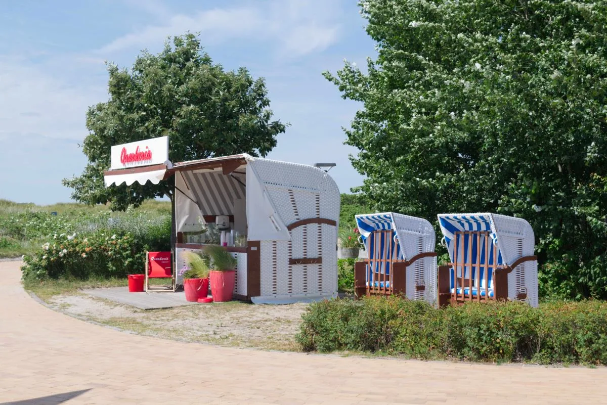 Inselblume 01 - Ferienwohnung mit Meerblick und Balkon am Südstrand