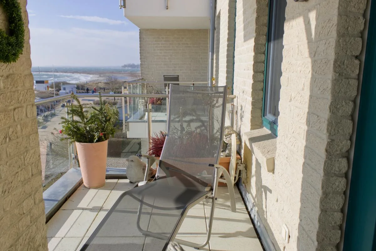 Inselblume 16 - Ferienwohnung mit Meerblick in der Strandburg B2.6
