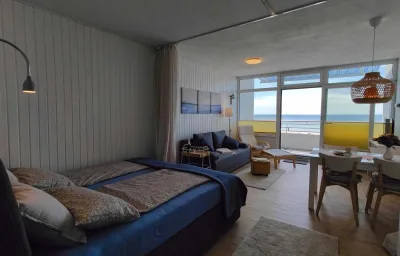 Inselblume 59 - Moderne Ferienwohnung mit Meerblick am Südstrand