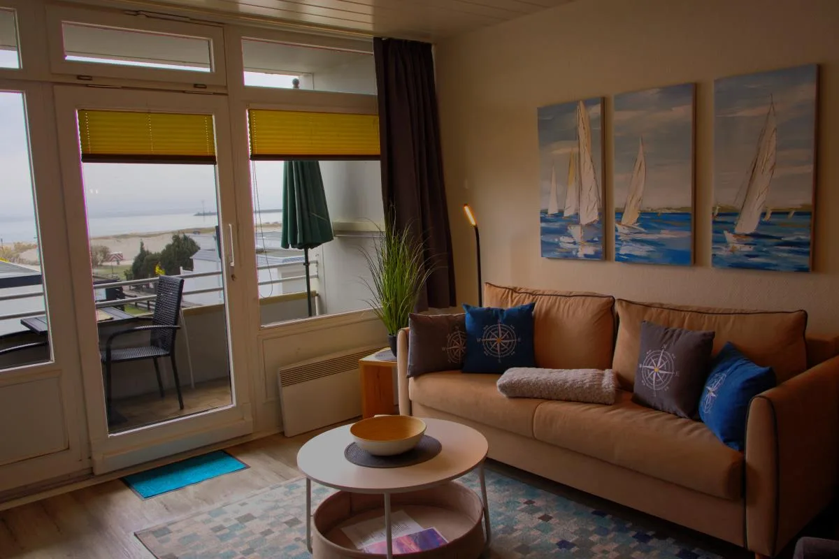 Inselblume 76 - Ferienwohnung mit Meerblick in Burgtiefe