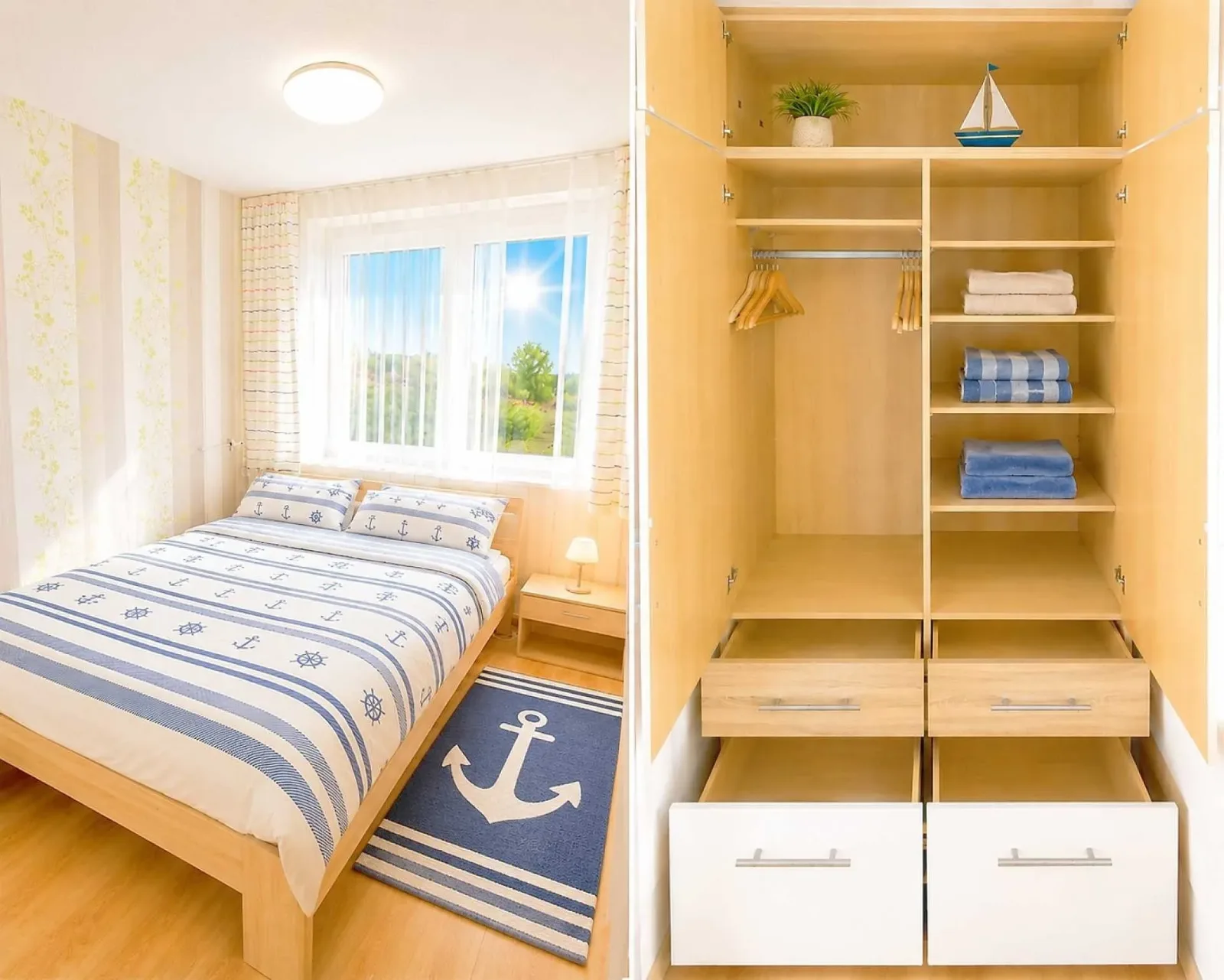3-Sterne Ferienwohnung Deichgraf A-8, Nordsee  Burhave mit Balkon, Parkplatz, Pool & Sauna, WLAN