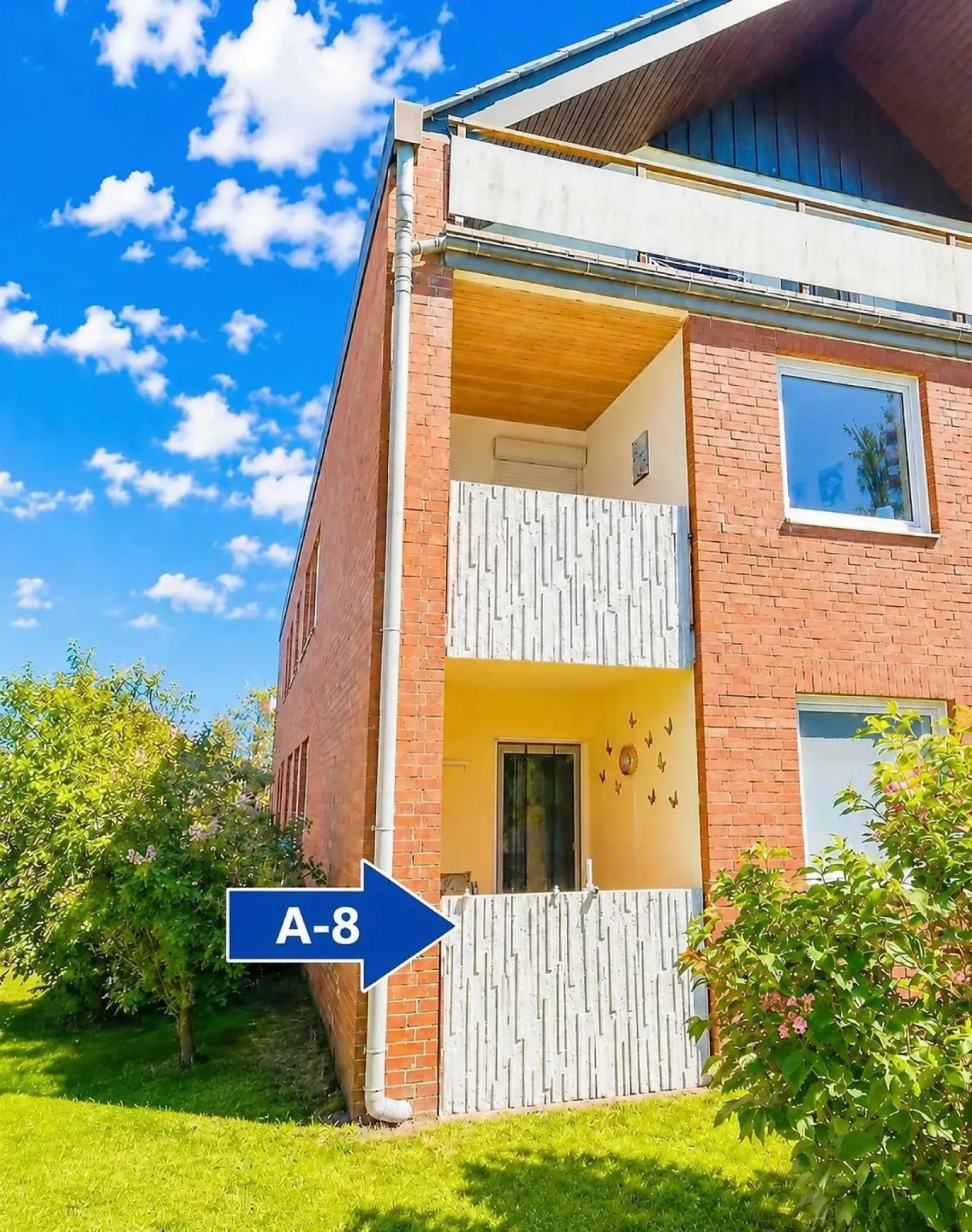 3-Sterne Ferienwohnung Deichgraf A-8, Nordsee  Burhave mit Balkon, Parkplatz, Pool & Sauna, WLAN