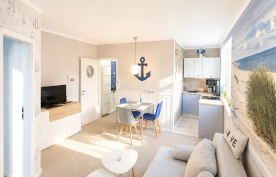 3-Sterne Ferienwohnung Deichgraf  C-3, Nordsee Burhave mit Balkon, Parkplatz, Pool & Sauna, WLAN