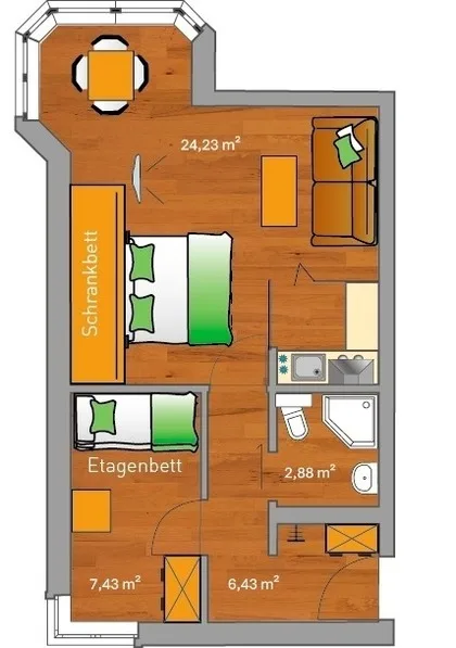 ancora Marina Haus 1 Nr. 01, Typ 1