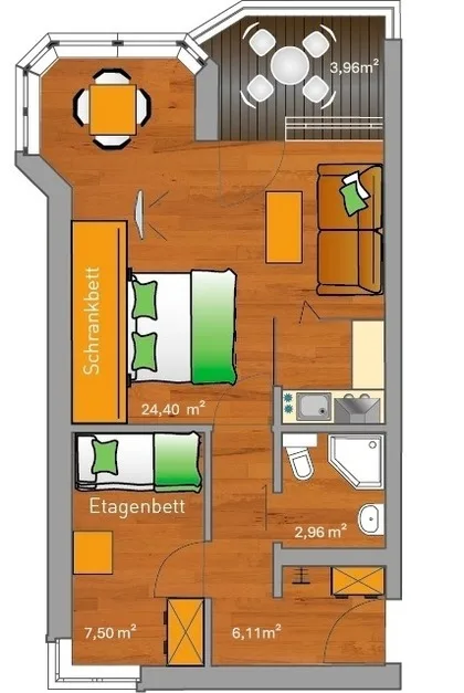 ancora Marina Haus 1 Nr. 03, Typ 1