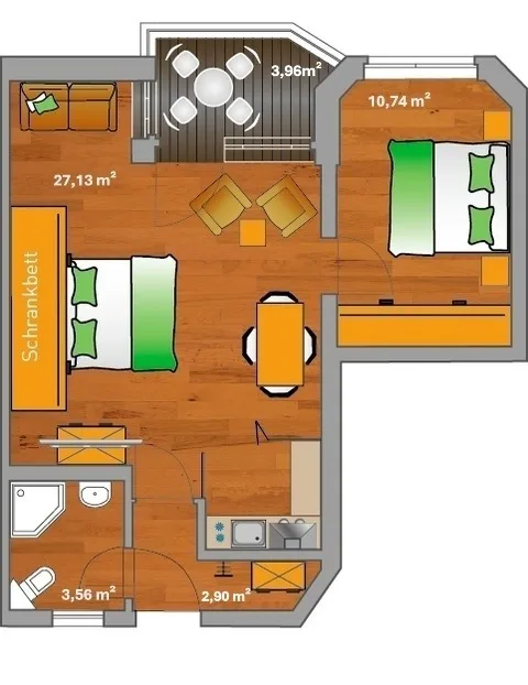 ancora Marina Haus 1 Nr. 08, Typ 2