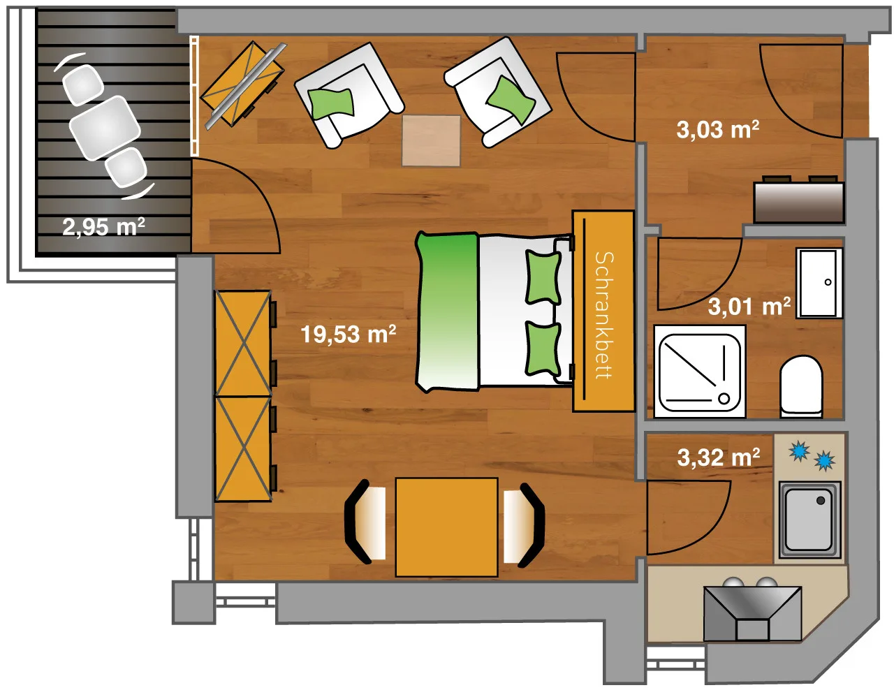 ancora Marina Haus 2 Nr. 01, Typ 1