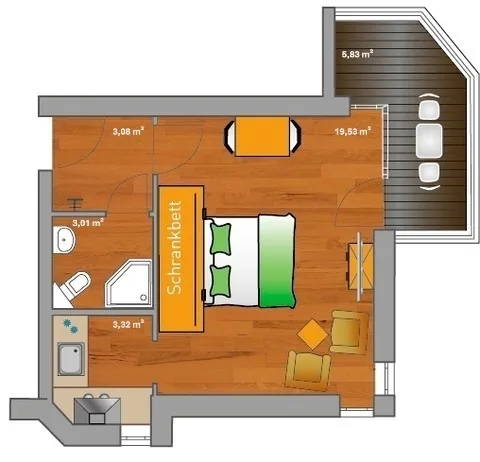 ancora Marina Haus 2 Nr. 08, Typ 1