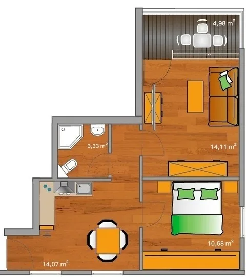 ancora Marina Haus 1 Nr. 10, Typ 4