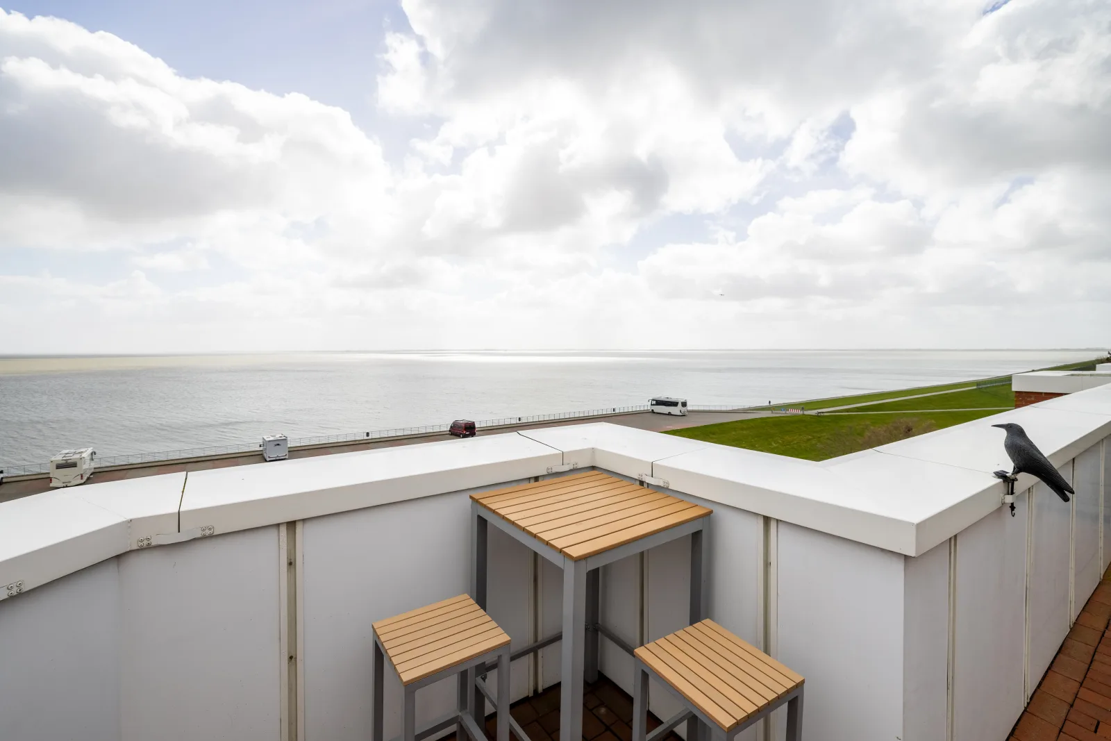 Exklusives Penthouse am Südstrand mit Dachterrasse & Meerblick | Wohnung 37