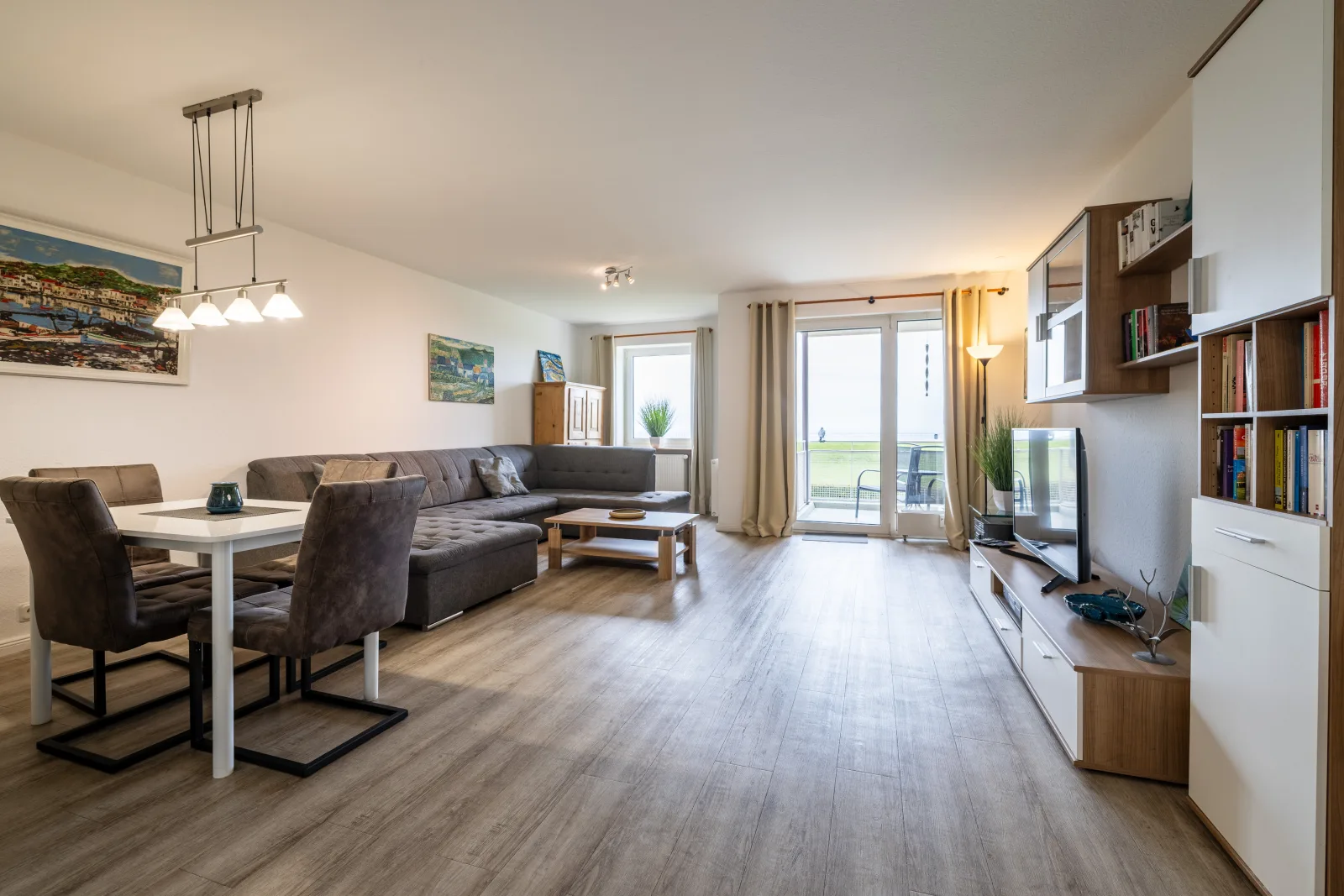 Exklusive Ferienwohnung am Südstrand mit Meerblick & Balkon | Wohnung 10