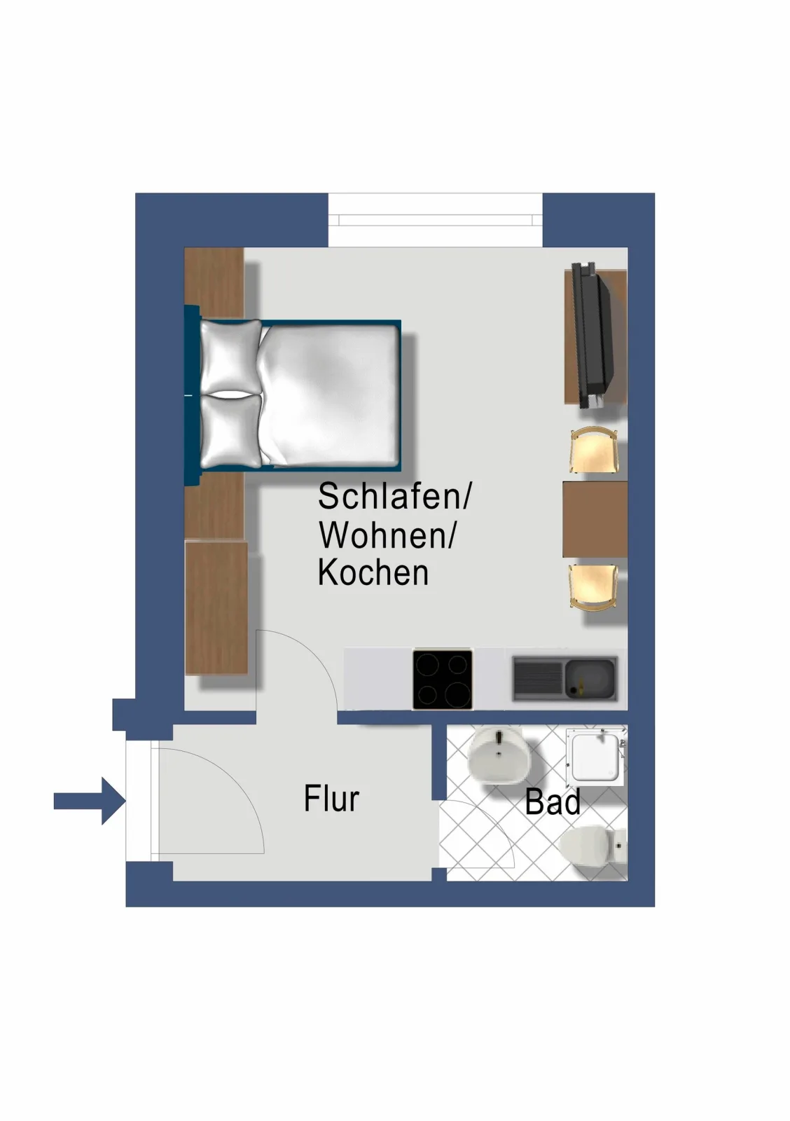 Schleiblick Sparzimmer 1