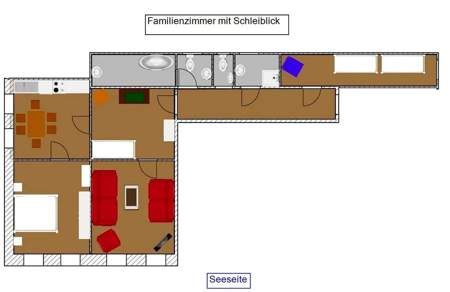 Schleiblick Familienappartement 13