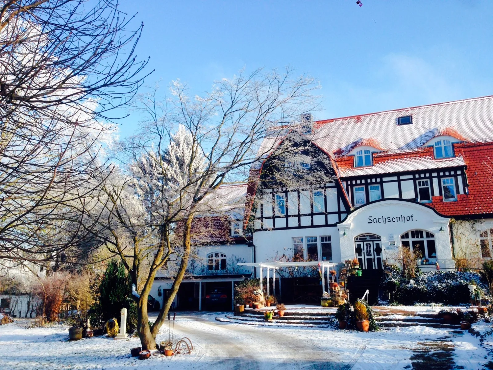 romantische Ferienwohnung Sachsenhof 1