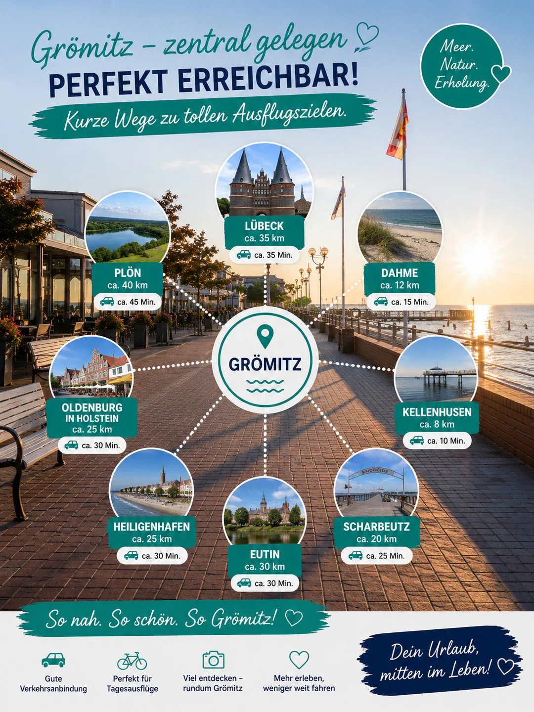 🌊 Einfach mal raus ans Meer &ndash; Ostsee, Radtouren & Erholung &ndash; Ferienhaus für bis zu 6 Gäste