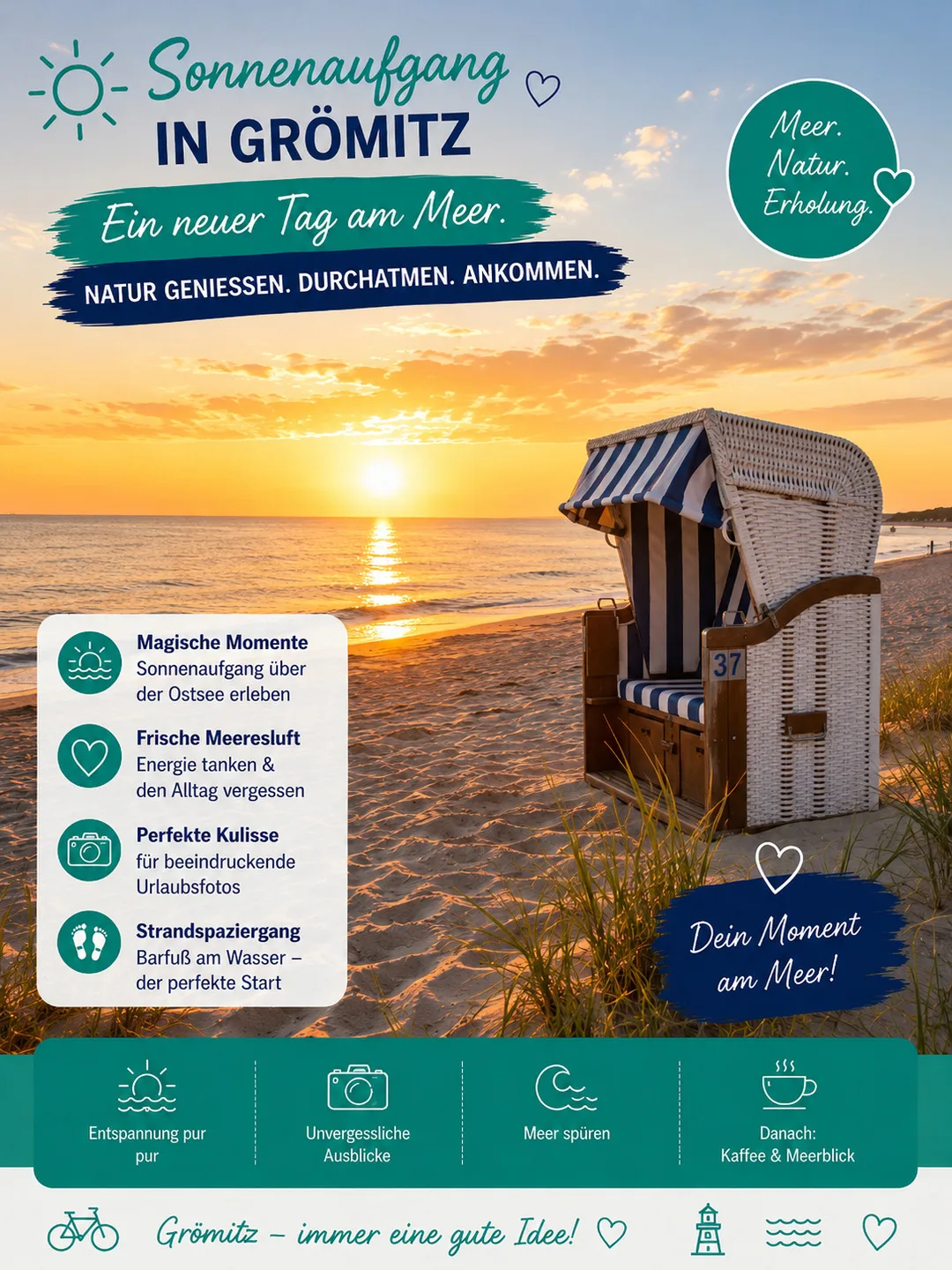 🌊 Einfach mal raus ans Meer &ndash; Ostsee, Radtouren & Erholung &ndash; Ferienhaus für bis zu 6 Gäste