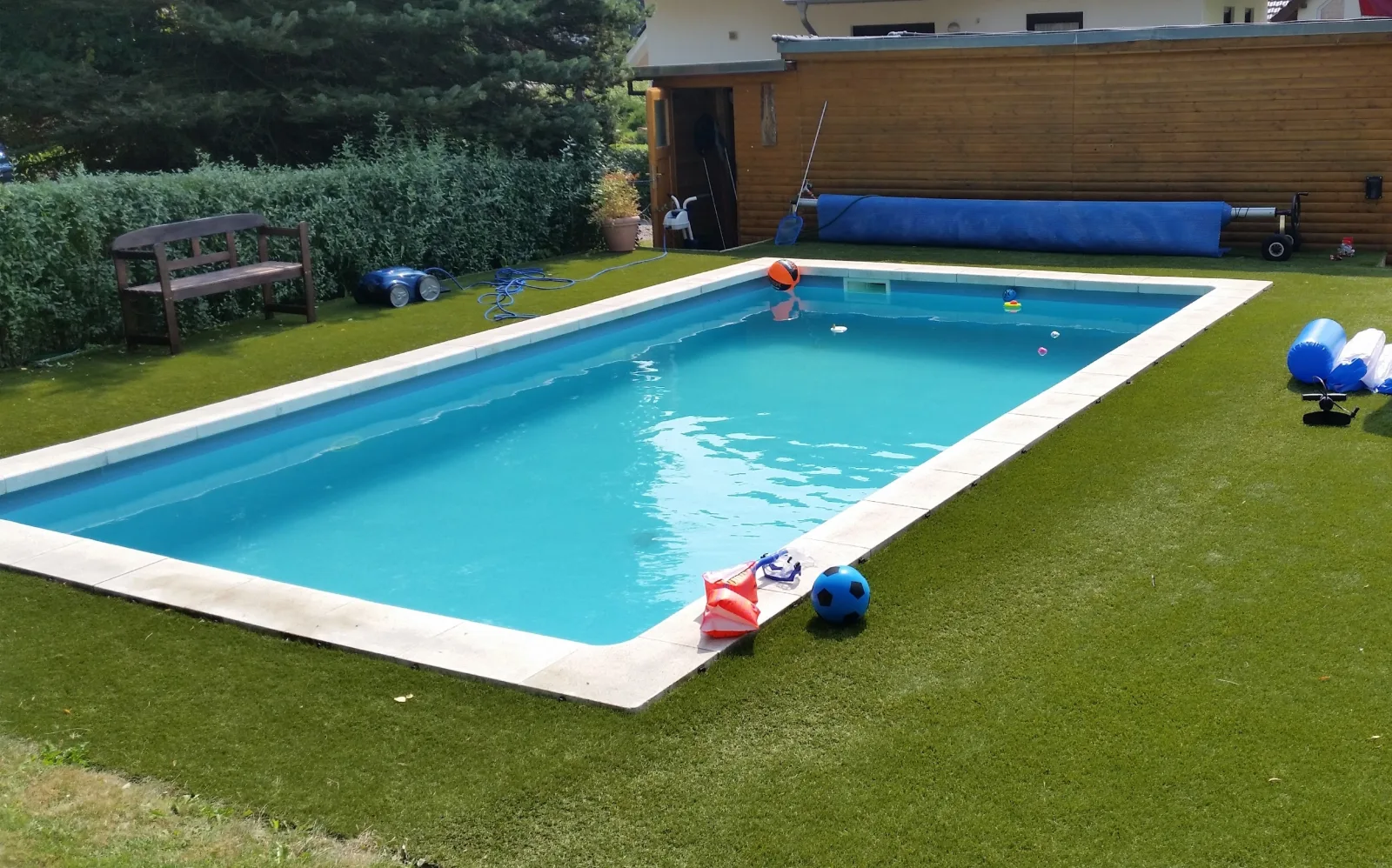 Poolhaus im Südharz