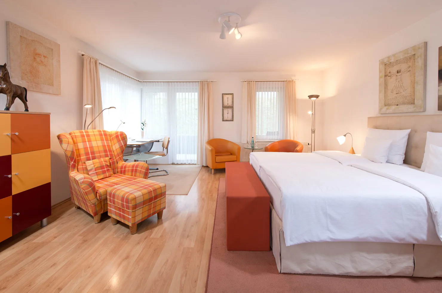Ferienwohnung 34qm im Hotelpark Stadtbrauerei