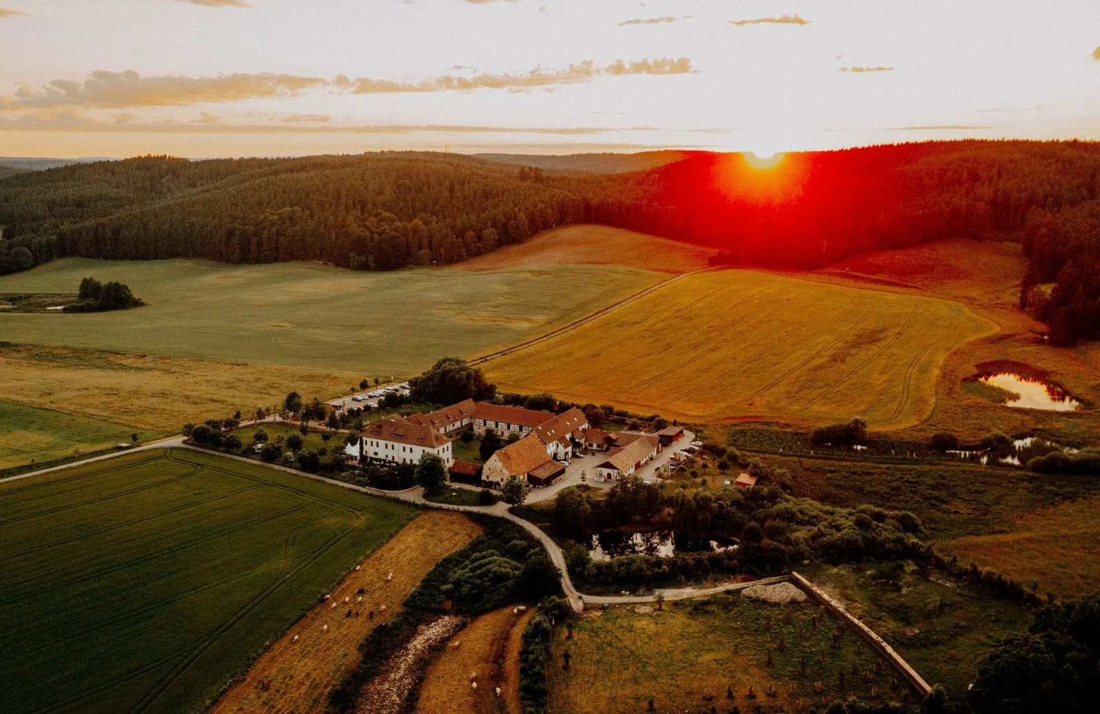 Urlaub im historischen Rittergut Positz aus dem 16. Jahrhundert - Außergewöhnliche Ferienwohnung für  4 - 6 Personen