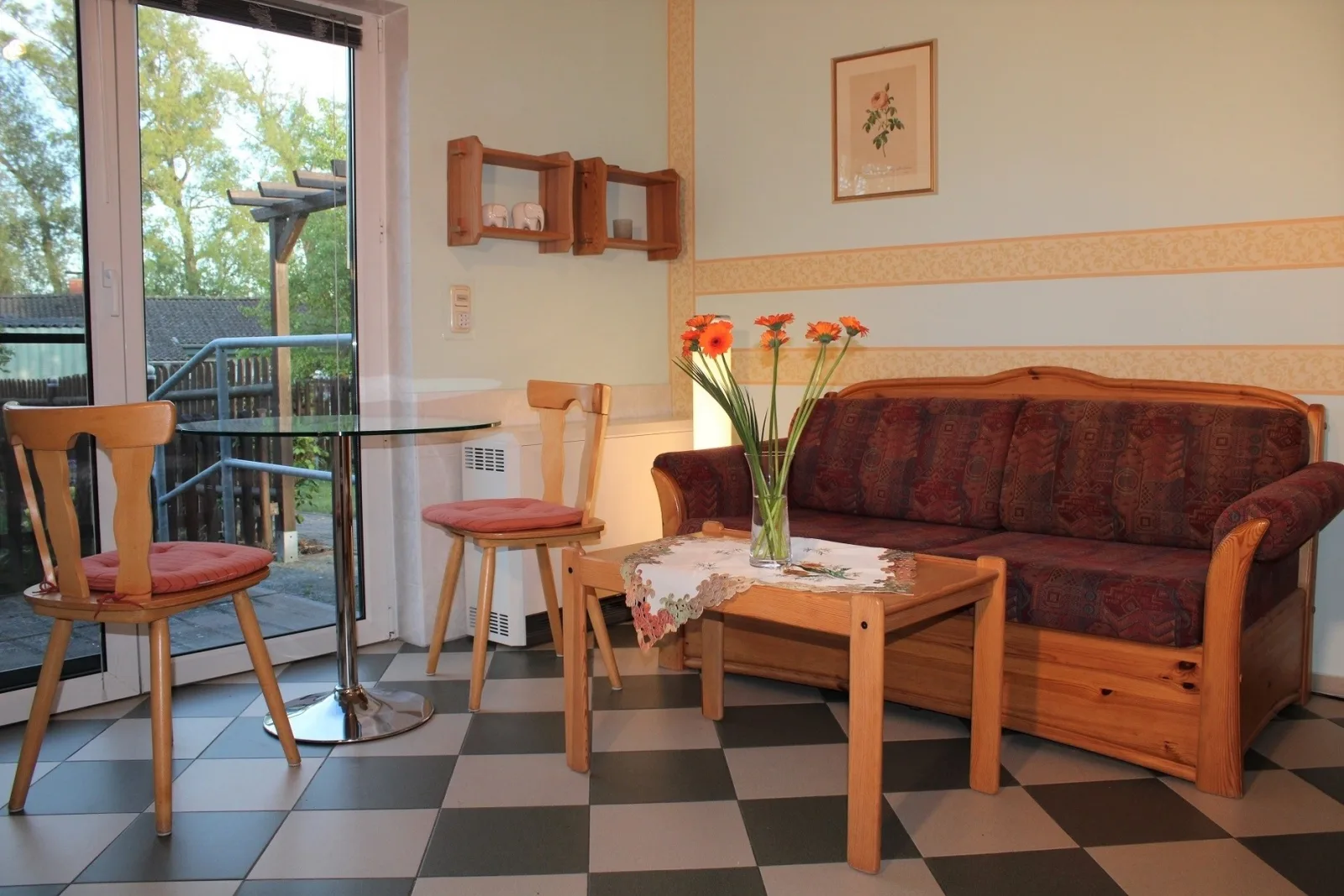 Landhaus am Teich - Saaler Bodden - Ferienwohnung orange