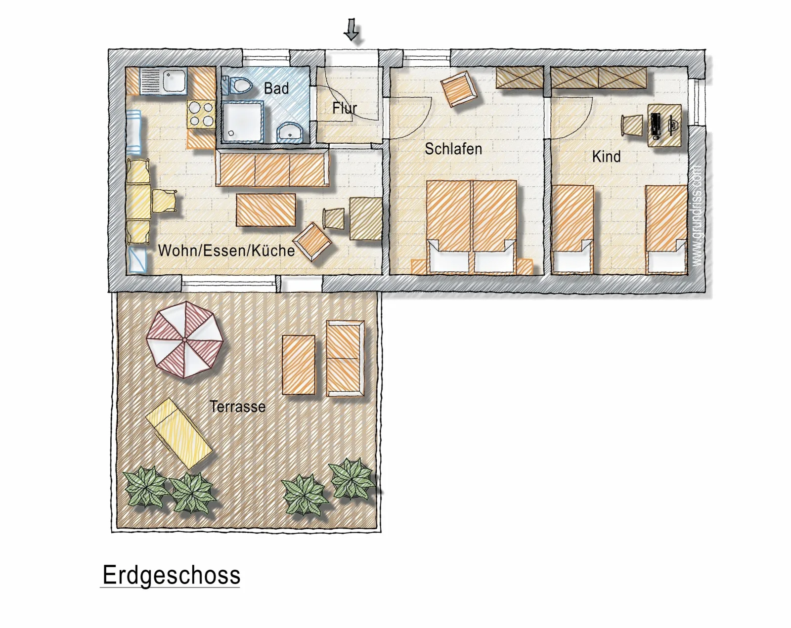 Ferienwohnung SMUTJE in Werdum